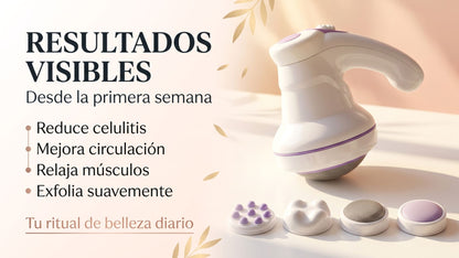 Luluú Sculpt™ | Masajeador Reafirmante y Anticelulítico