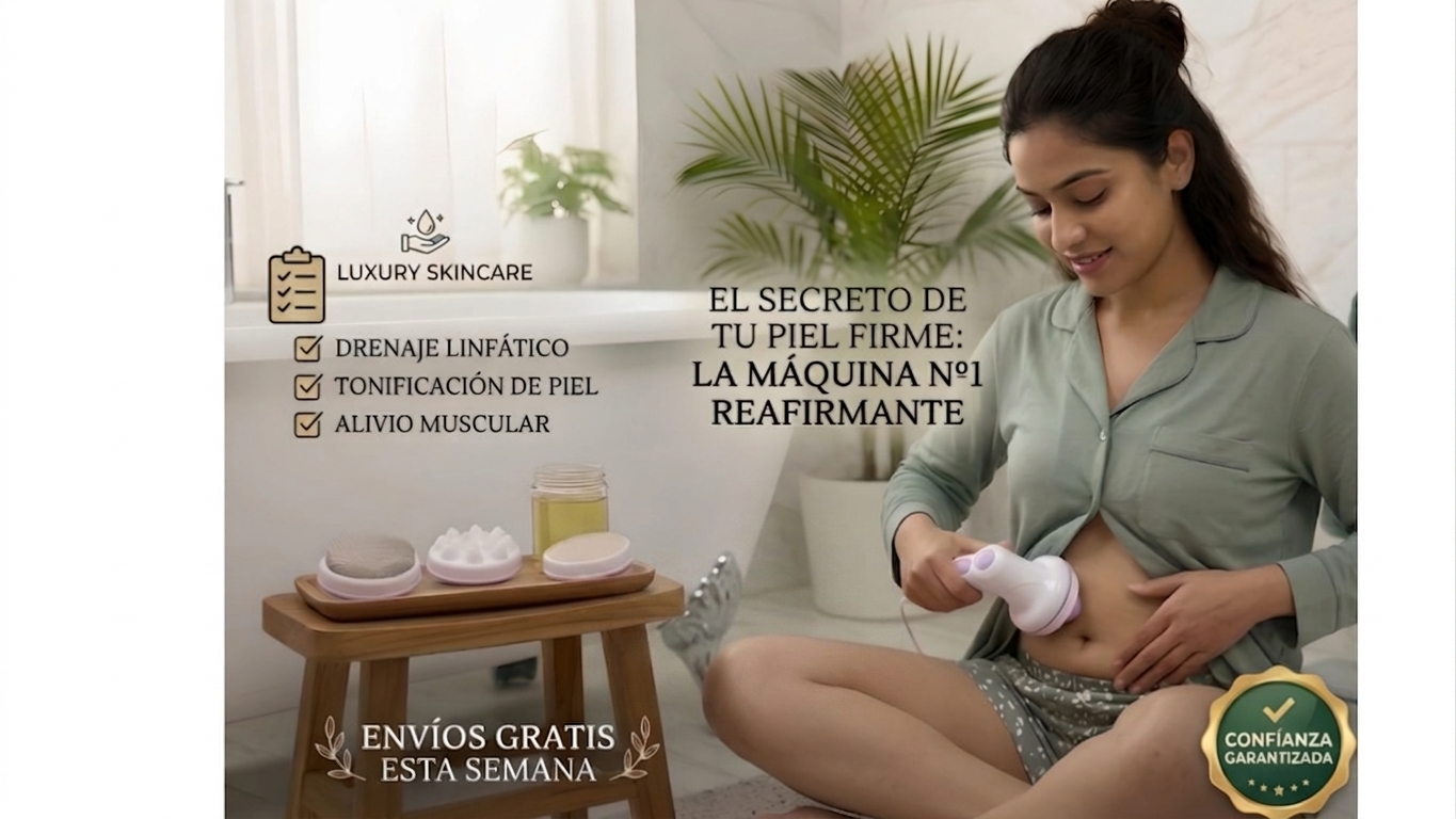 Luluú Sculpt™ | Masajeador Reafirmante y Anticelulítico