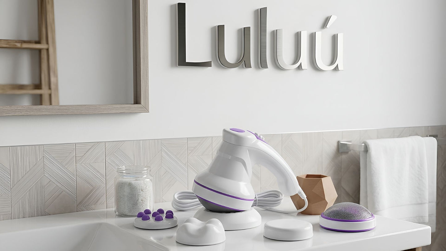 Luluú Sculpt™ | Masajeador Reafirmante y Anticelulítico